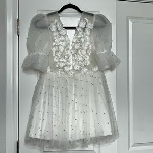 BRIDAL - Pearl Mini Dress